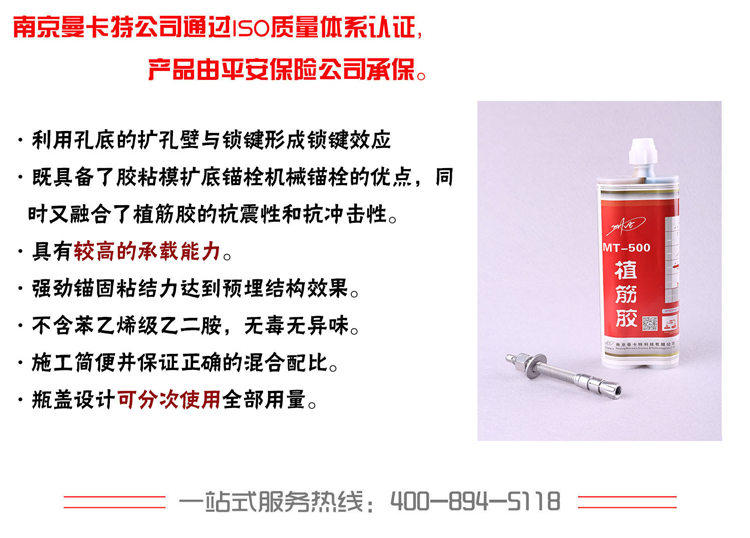 膠粘型膜擴(kuò)底錨栓